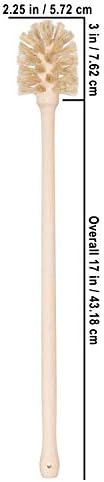 Redecker Bottle Brush, Light Horsehair Bristles, 17 Inch Long, Set of 2 for Milk Bottles and Carafes, Made in Germany - Image 5