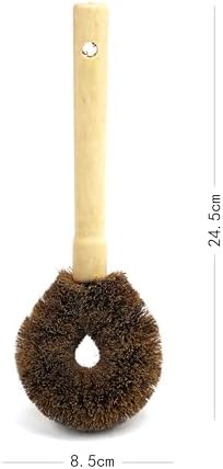 Natural Coconut Fiber Dish Scrub Brush, 2 PCS - Image 2