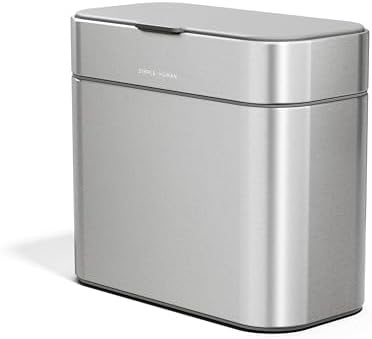 simplehuman Compost Caddy, Detachable and Countertop Bin, 4 Liter / 1.06 Gallon, Brushed Stainless Steel by Unknown