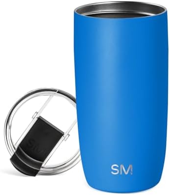 Simple Modern Travel Coffee Mug with Lid | 16oz | Blue by Unknown