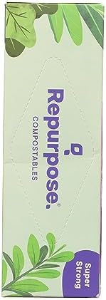 Repurpose, Compostable 13 Gallon Tall Kitchen Bags, 12 Count - Image 4