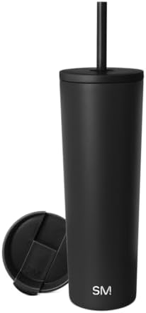 Simple Modern Iced Coffee Tumbler, Insulated | 28oz | Black by Unknown
