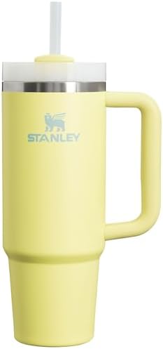 STANLEY Quencher H2.0 Tumbler with Handle and Straw 30 oz | Flowstate 3-Position Lid | Cup Holder Compatible for Travel | Insulated Stainless Steel Cup | BPA-Free | Pomelo by Unknown