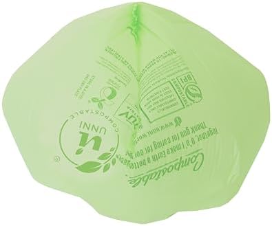 UNNI 8 Gallon Compostable Bags, 50 Count, 30 Liter, Extra Thick 0.85 Mil - Image 4