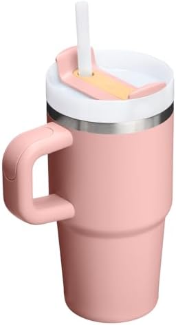 STANLEY Quencher H2.0 Flow State Tumbler, 20 oz, Peach Rose - Image 3