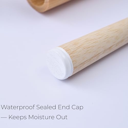 Horse Hair Toothbrush with Bamboo Travel Case, Adult Brush Set - Image 5