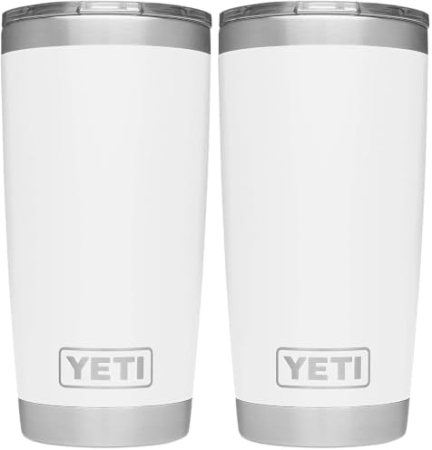 YETI Rambler 20 oz Stainless Steel Vacuum Insulated Tumbler w/MagSlider Lid by YETI