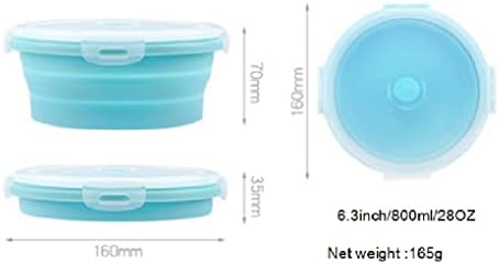 Collapsible Containers with Lid 27OZ Foldable Bowl 800ml - Image 2