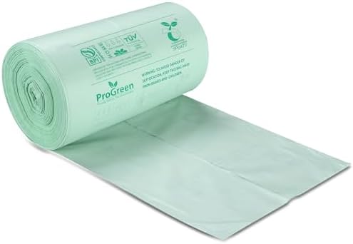 Compost Bags 33 Gallon Compostable Trash Bags, Extra Thick 1.1 Mil, Compost Kitchen Bin Bags, Food Scraps Yard Waste Bags, ASTM D6400 BPI & TÜV AUSTRIA Certified - Image 6