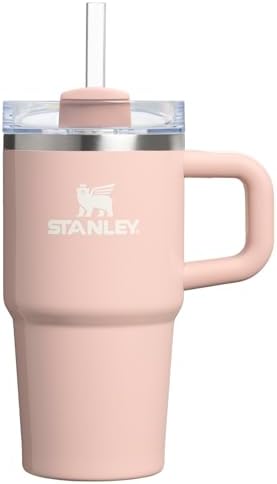 STANLEY Quencher H2.0 Flow State Tumbler, 20 oz, Peach Whip Gloss by Unknown