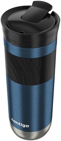 Contigo Byron 2.0 Stainless Steel Travel Mug with Snapseal Lid and Grip 20oz, Blueberry, Great for hot and cold beverages - Image 4