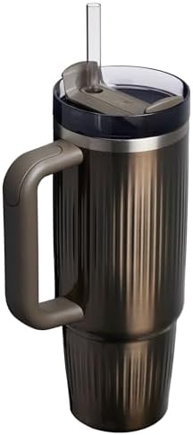 STANLEY Quencher H2.0 Tumbler with Handle and Straw 30 oz | Flowstate 3-Position Lid | Cup Holder Compatible for Travel | Insulated Stainless Steel Cup | BPA-Free | Fluted Gunmetal Shine - Image 3