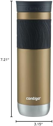 Contigo Byron 2.0 Stainless Steel Travel mug with Snapseal Lid and Grip, 24oz, Chardonnay, BPA Free and Leak Proof - Image 6
