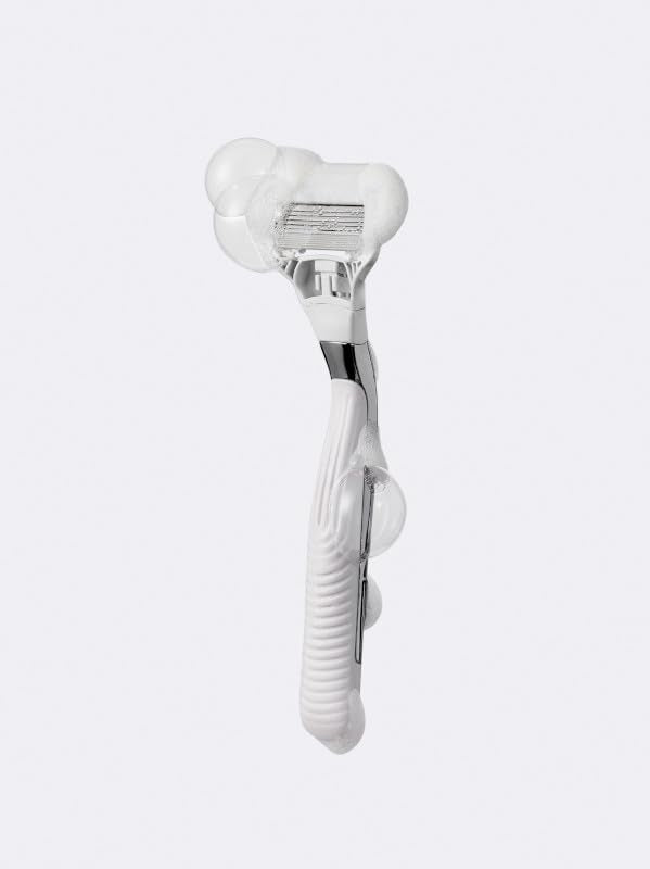 Flamingo Razors for Women, 1 Razor (Polished Chrome) Handle and 1 Razor Blade Refill