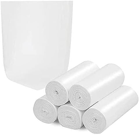8 Gallon Compostable Trash Bags Inwaysin Tall Kitchen Garbage Bags Recycling Unscented Strong Wastebasket Bin Liners Medium Trash Can Liners for Bathroom,Bedroom,Office,Car (White) by Inwaysin