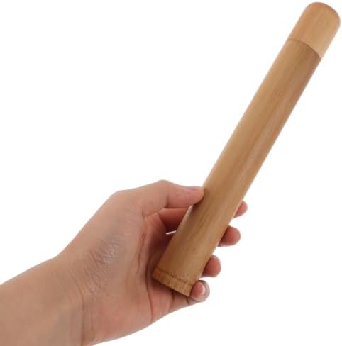 Bamboo Toothbrush Case Portable Travel Holder Round Tube Toothbrush Storage Box Lightweight for Hiking Camping Fits Standard Size Toothbrushes 2 Pack - Image 7