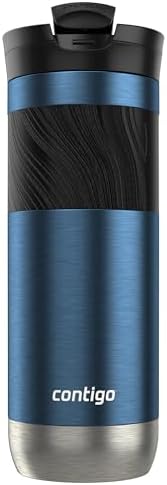 Contigo Byron 2.0 Stainless Steel Travel Mug with Snapseal Lid and Grip 20oz, Blueberry, Great for hot and cold beverages - Image 3