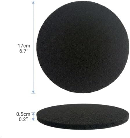 12 Pack 6.7in Compost Bin Filter Charcoal Filters for Countertop Bin Bucket - Image 2