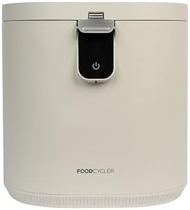Food Cycler Eco 5 Award-Winning Kitchen Food Recycler | Indoor Composter Bin Alternative | Electric Countertop Food Disposer with Odorless 5L Indoor Food Waste Bin for Easy Waste Management | White by FoodCycler