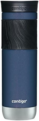 Contigo Byron 2.0 Stainless Steel Travel Mug with Snapseal Lid and Grip, 24oz, Midnight Berry, BPA Free and Leak Proof by Unknown