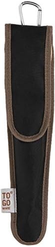 To Go Ware To Go Ware Reusable Bamboo Travel Utensils with Carrying Case & Carabiner Clip | Bamboo Utensils | Eco Friendly - Image 3