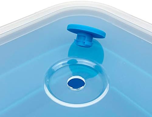 CARTINTS Large 1200ml Collapsible Bowls with Lids Silicone Camping Bowls, with Airtight Lids, Microwave and Freezer Safe, Set of 3 - Image 4
