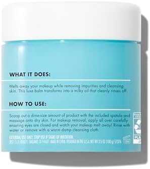 e.l.f. SKIN Holy Hydration! Makeup Melting Cleansing Balm JUMBO, Face Cleanser & Makeup Remover, Infused with Hyaluronic Acid to Hydrate Skin, 3.5 Oz, (Pack of 2) - Image 2