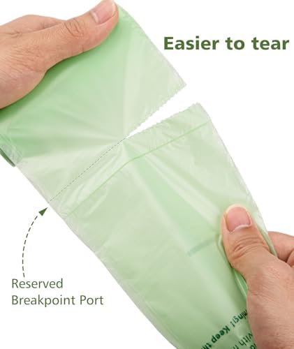 AYOTEE Small Compost Bags 2.6 Gallon Trash Bag, 150 Ct, Unscented Trash bag - Image 4