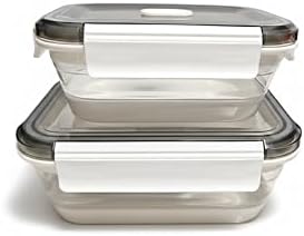 A MILLI Collapsible Food Storage Containers with Lids, 2 Pack Large Silicone Bowls 27oz & 40oz, Leakproof Airtight Foldable Lunch Box, BPA Free Microwave Freezer Dishwasher Safe, Camping RV Meal Prep by Unknown