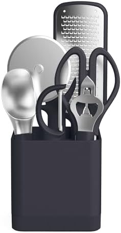 bella 7 Piece Modular Gadget Set, Dishwasher Safe, Slate by bella