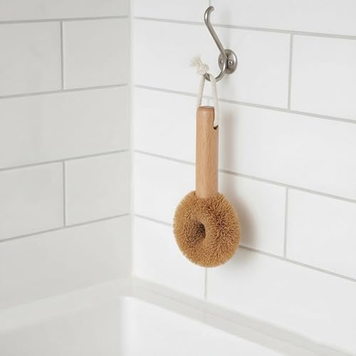 Cactus Bottle Brush Set, 2PCS-Eco-Friendly with Natural Wood Handle & Cactus Fiber Bristles for Deep Cleaning Bottles, Pans, and Kitchen Dishes - Image 5