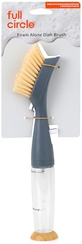 Full Circle Foam Alone 2-in-1 Foaming Dish Brush & Soap Dispenser, Gray by Unknown