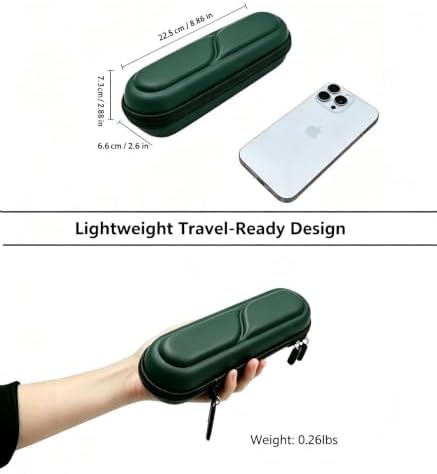 ProCase Toothbrush Travel Case for Oral-B/Oral-B Pro 1000 1500 5000 7000 7500 6000 9600/Philips Sonicare 4100 5100 1100 6100 5300 Oral-B iO Electric Toothbrush Portable Hard Container -Darkgreen - Image 2