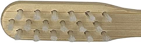 OraWellness BrushEco Bamboo Toothbrush, 3 Rows, Wooden Toothbrush - Image 3