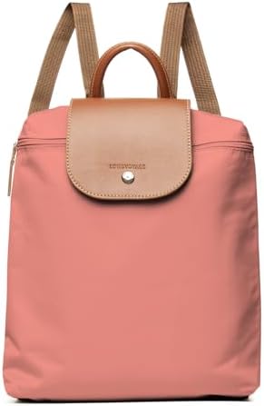 Longvoyage Bonne Vivante 3-Piece Travel Bag Set, Roll-Up Backpack, Large Waterproof Bag & Cosmetic Case, Matching Travel Accessories, Coral - Image 5