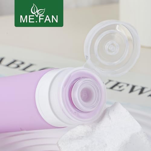 ME.FAN 18 Pack Travel Bottles for Toiletries, TSA Approved, Purple - Image 7