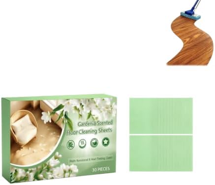 Multi-Surface Floor Cleaning Tablets,Concentrated Floor Cleaner Sheets, Fast Water Soluble Mopping Refills with Fresh Scent for Hardwood, Laminate, Tile, Vinyl, Marble, Wall Tile & Glass. (1PCS) by Unknown
