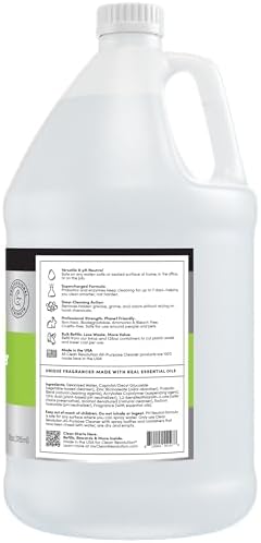 Clean Revolution SuperCharged All Purpose Cleaner Refill with Smart Probiotic + Enzyme Complex, Multi-Surface Kitchen Bathroom & Floor Cleaner, Lily & Green Tea, 128 Fl Oz - Image 2