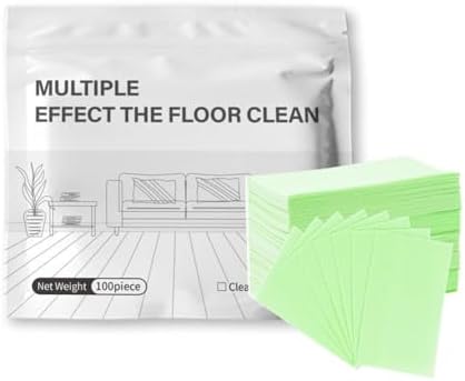 100 Pcs Multi-Purpose Floor Cleaning Tablets, Water Soluble Cleaning Tabs for Hardwood Floors, Laminate Floors and RV Walls (Green) by Unknown