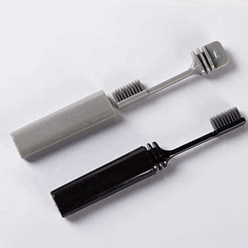 COOL & FRESH Bamboo Charcoal Folding Toothbrush for Travel Camping Holidays 2 Pack - Image 4