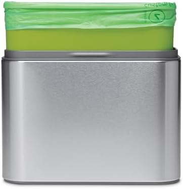 simplehuman Code Z 60 Count Compostable Custom Fit Liners, Certified Compostable Trash Bags for Compost Caddy, Plant-Based PVOH Plastic, Backyard or Commercial Composting, 4 Liter / 1 Gallon - Image 5