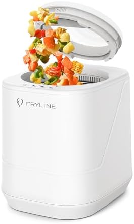 Electric Composter for Kitchen, 4L Large Smart Countertop Compost Bin, Odorless | Auto-Cleaning | Low Noise |Turn Food Waste into Fertilizer Composter, 2026 New Indoor Food Waste Compost Machine by FRYLIMITSEXPLORELINE
