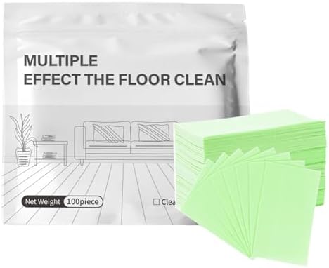 Multiple Effect The Floor Clean, Multi-Surface Floor Cleaning Tablets for Hardwood Tile Laminate Marble Floors (Green) by WDNSYG