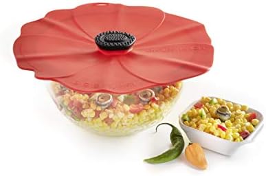 Charles Viancin - Poppy Silicone Lid for Food Storage and Cooking - Airtight Seal on Any Smooth Rim Surface - BPA-Free - Oven, Microwave, Freezer, Stovetop and Dishwasher Safe (6 Inch) - Image 3