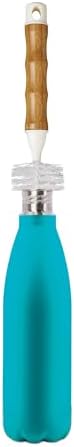 HIC Kitchen Bamboo Water Bottle Brush, Natural Bamboo with Non-Scratch Bristles - Image 3