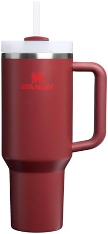 STANLEY Quencher H2.0 Flow State Tumbler, 40 oz, Cranberry by Unknown