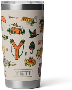 YETI Rambler 20 oz Stainless Steel Vacuum Insulated Tumbler w/MagSlider Lid by YETI