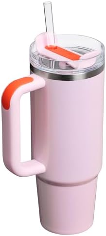 Stanley Quencher H2.0 Tumbler with Handle and Straw 30 oz | Flowstate 3-Position Lid | Cup Holder Compatible for Travel | Insulated Stainless Steel Cup | BPA-Free | Rose Petal Shimmer - Image 3