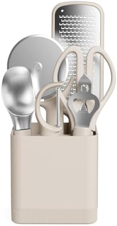 bella 7 Piece Modular Gadget Set, Non-Toxic Silicone, Oatmilk by bella