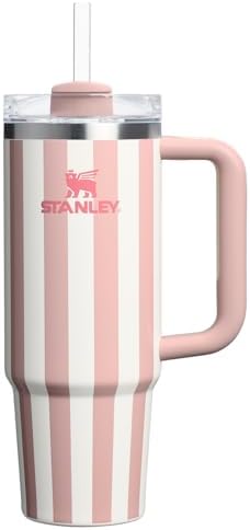 STANLEY Quencher H2.0 Flow State Tumbler, 30 oz, Peach Whip Cabana Gloss by Unknown